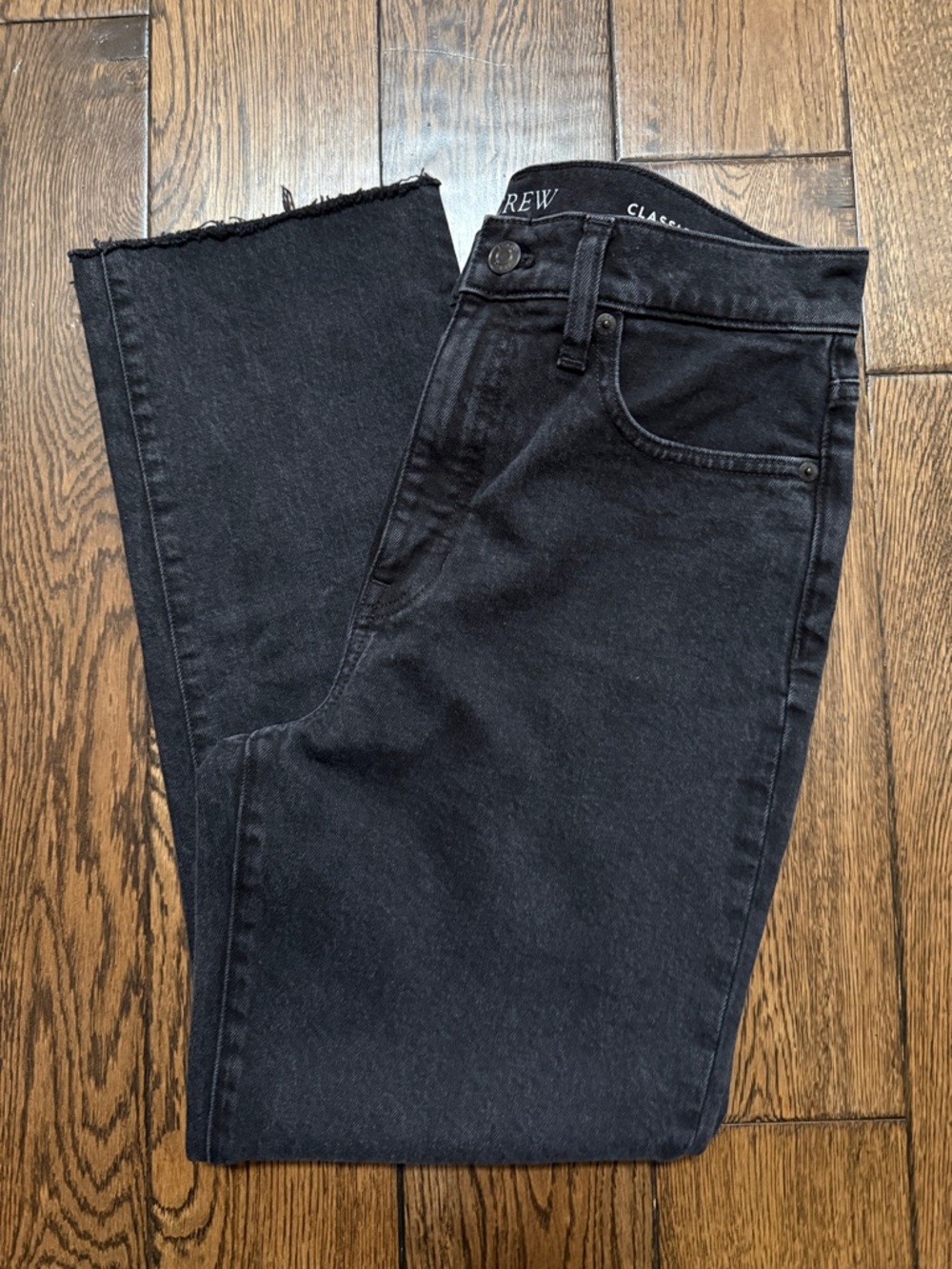 J.CREW Classic Straight Size 27 Black